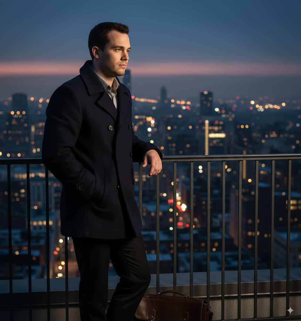 Soft brand color wash professional headshot.