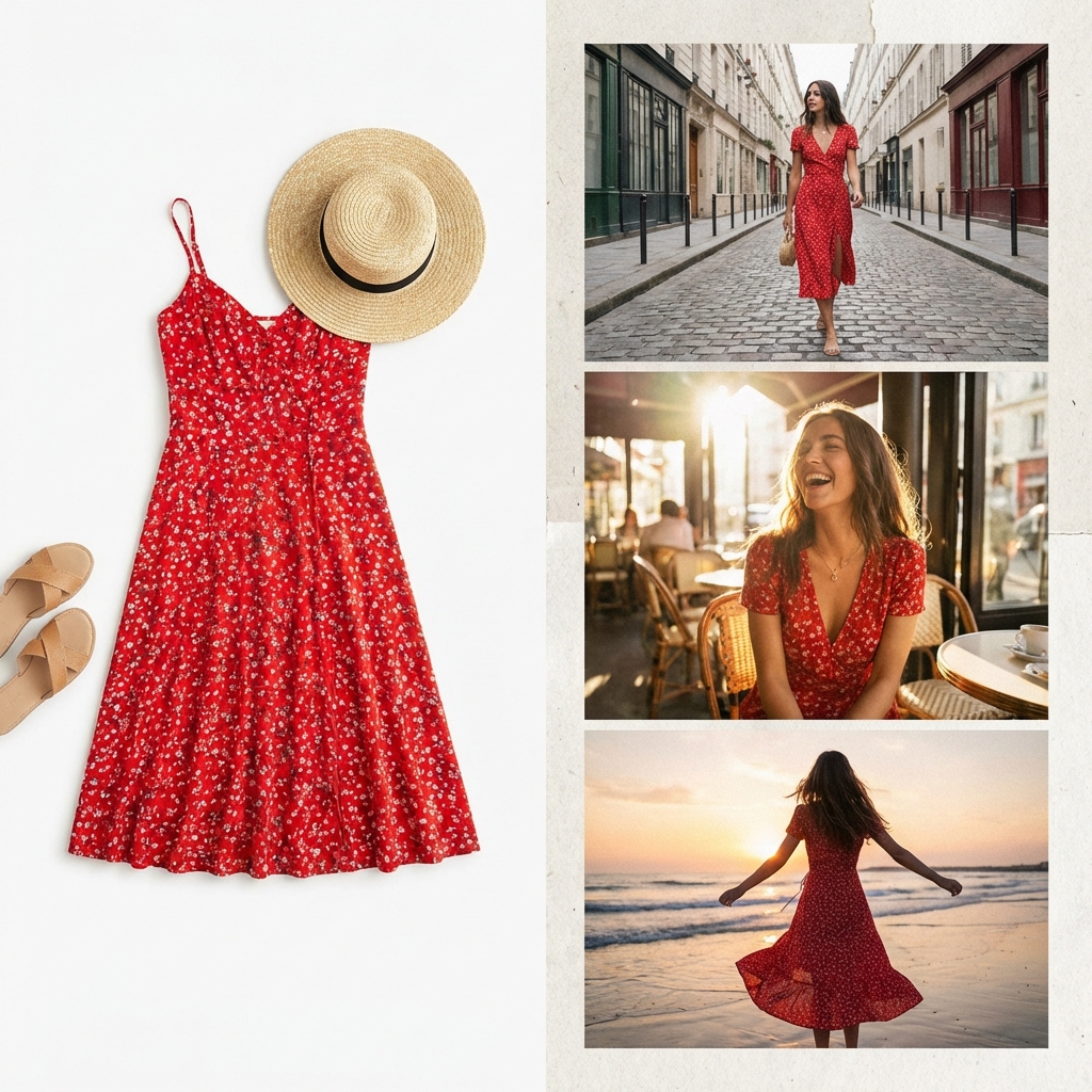 Fashion model lookbooks generated from product photos.