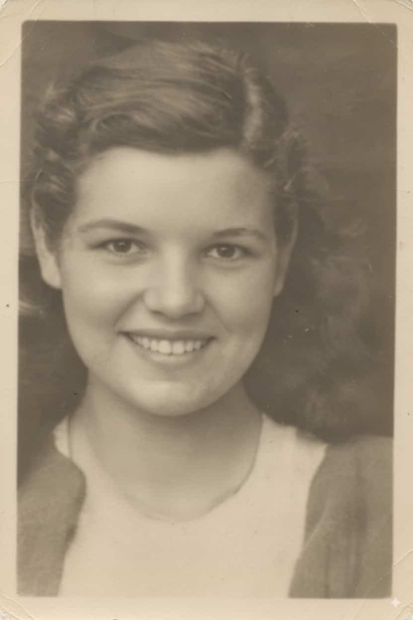 Group photo after restoration with wrinkles removed