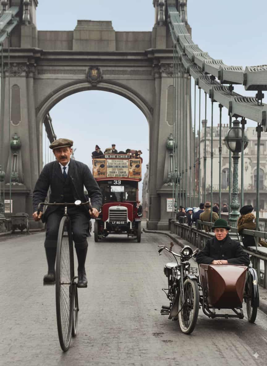 Wedding moment after restoration with tones balanced and details sharpened